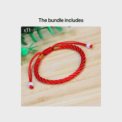 Adjustable Red String Bracelet Lucky Bangle Women Men Jewelry