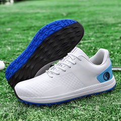 Men's Non Slip Golf Shoes Lace Sports Sneakers