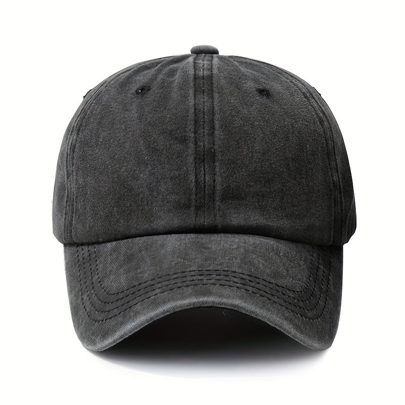 Unisex Vintage Baseball Caps Adjustable Sunscreen Hats for Outdoor Activities