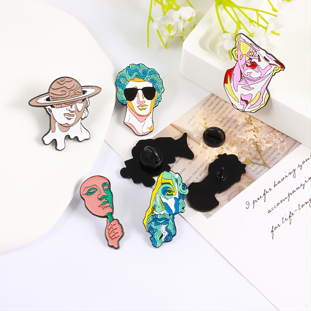 Cartoon Enamel Pins Set for Kids Jackets Bag Backpack