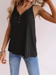 Spaghetti Strap Sleeveless Cami Top for Women
