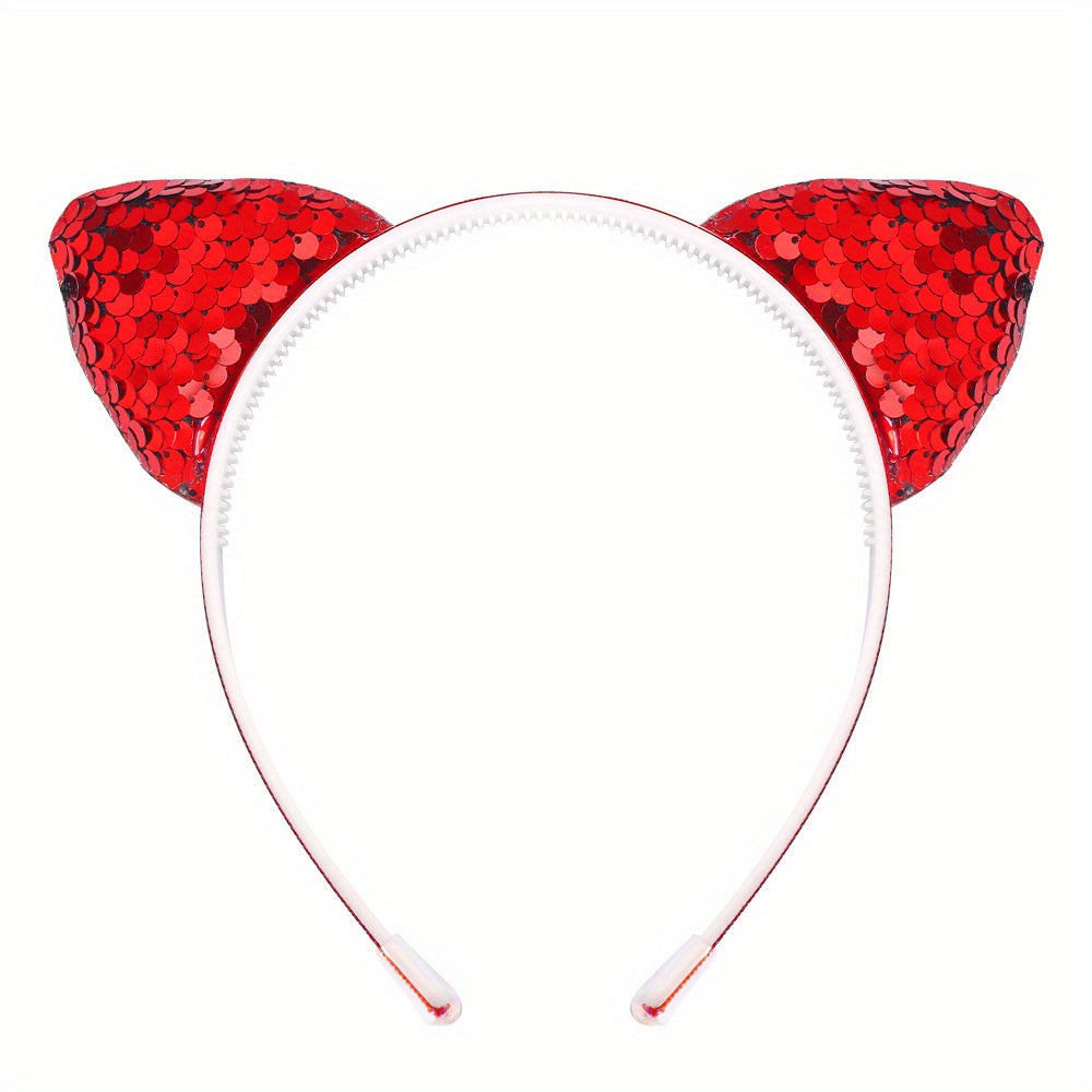 Gradient Holographic Cat Ears Headband