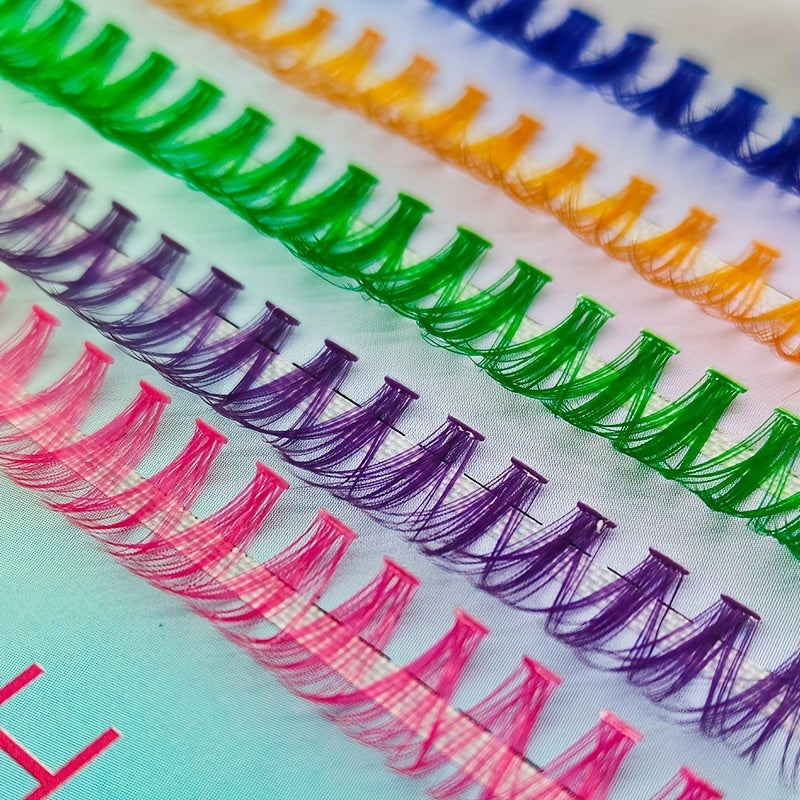 Individual Cluster Eyelashes Soft Faux Mink False Eyelashes Spiky Curling Lashes