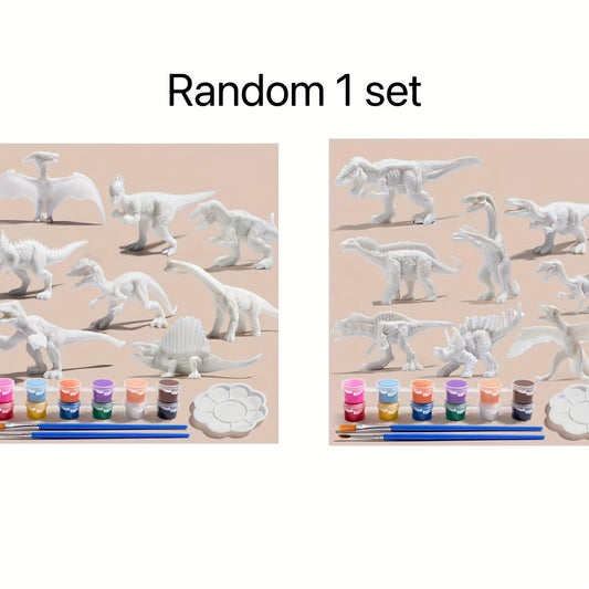 8pcs Dinosaur Painting DIY Toy Set for Kids