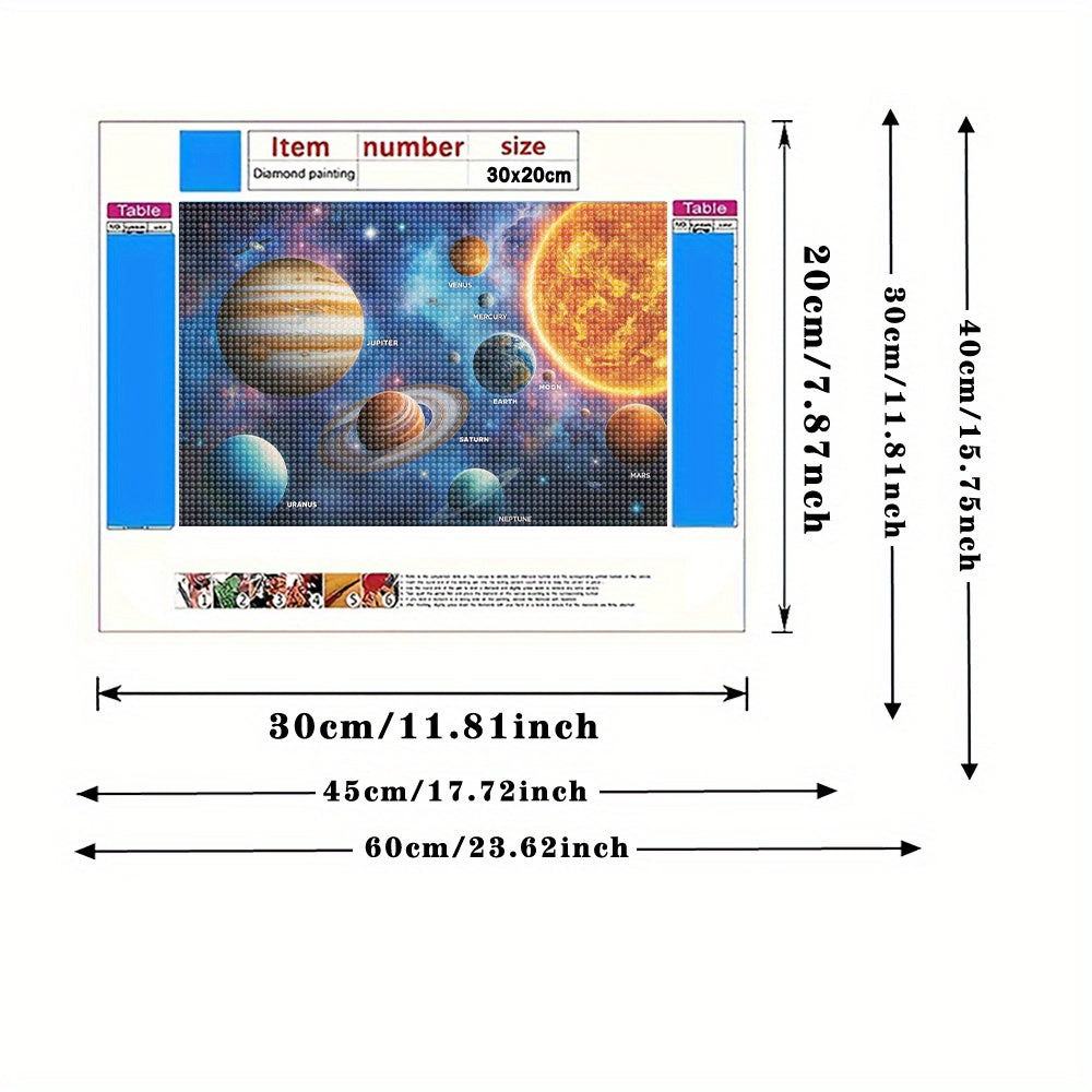 Space Themed Diamond Painting Kit for Adults Arts & Crafts