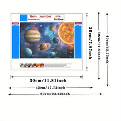 Space Themed Diamond Painting Kit for Adults Arts & Crafts