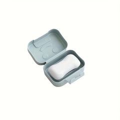 3pcs Rectangle Soap Box Travel Soap Container With Lid