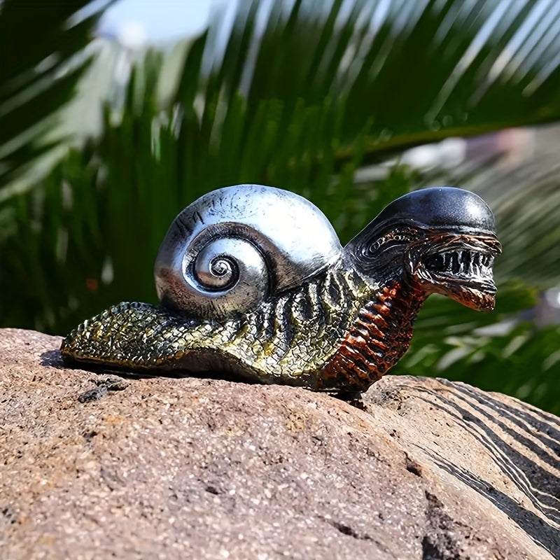 Alien Snail Statue Model for Garden or Home Decor