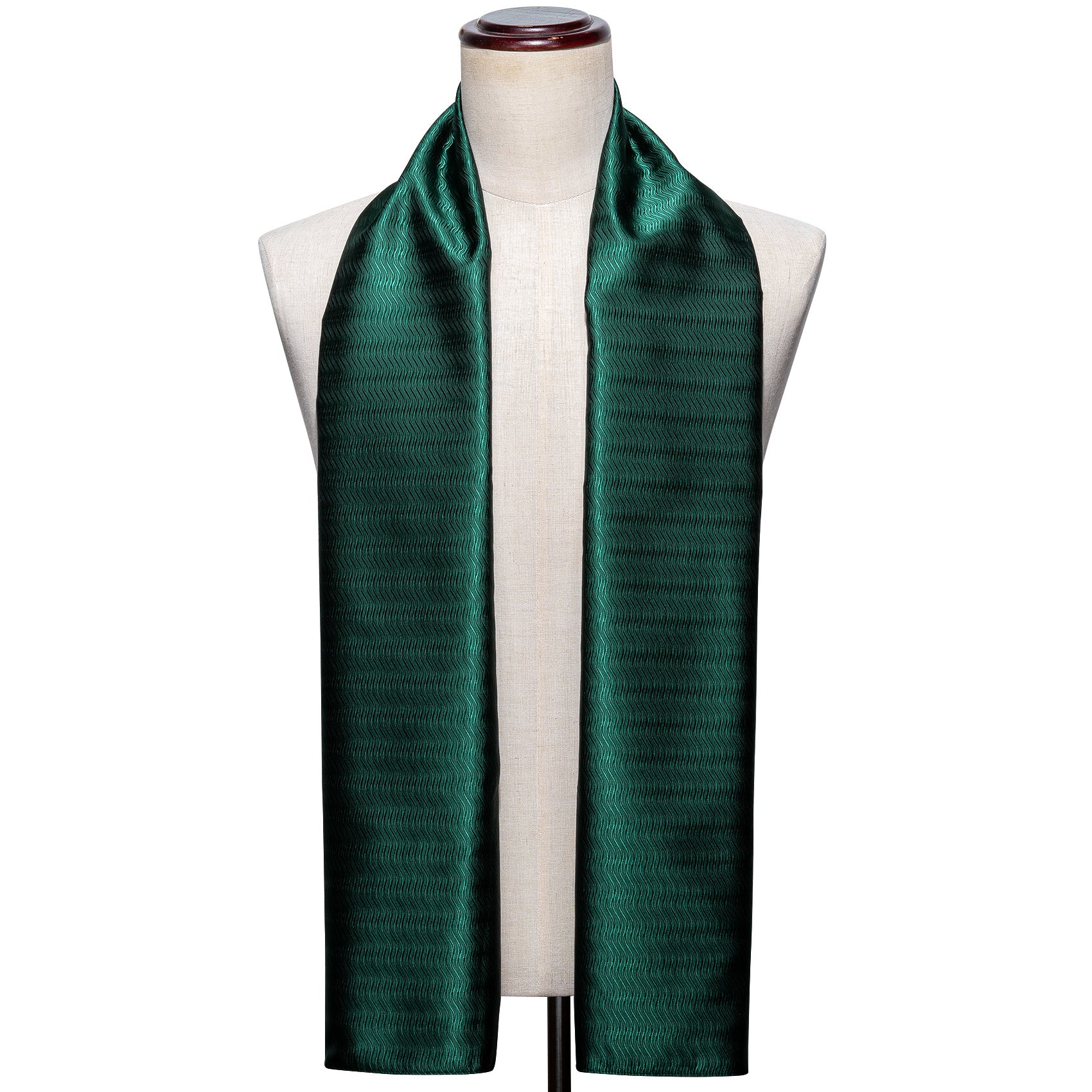 Barry Wang Mens Silk Paisley Floral Scarf Autumn Winter Shawl