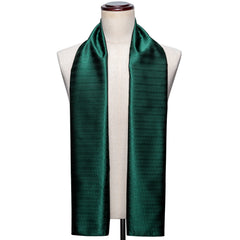 Barry Wang Mens Silk Paisley Floral Scarf Autumn Winter Shawl