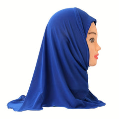 Girls Mesh Worship Hat Arabian Hijab For 2-8 Yrs