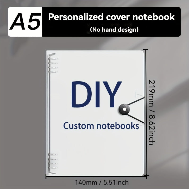 Customized Notebook with Cover Photo Pattern and Shell Coil Diary