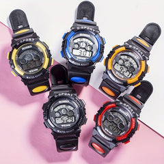 Waterproof Electronic Watch for Kids, Anti Fall Design