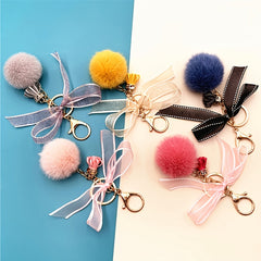Plush Ball Keychain - Fun & Practical Gift for Women & Men