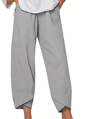 Women's Plus Breathable Wide Leg Pants