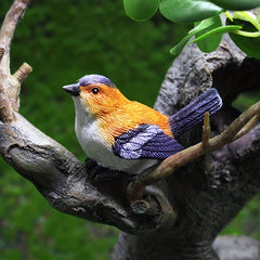 5pcs Bird & Nest Ornaments DIY Indoor Outdoor Garden Decoration