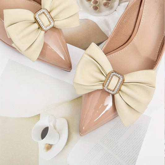 2pcs Bowknot Shoe Clips for Wedding High Heels - Gift for Women