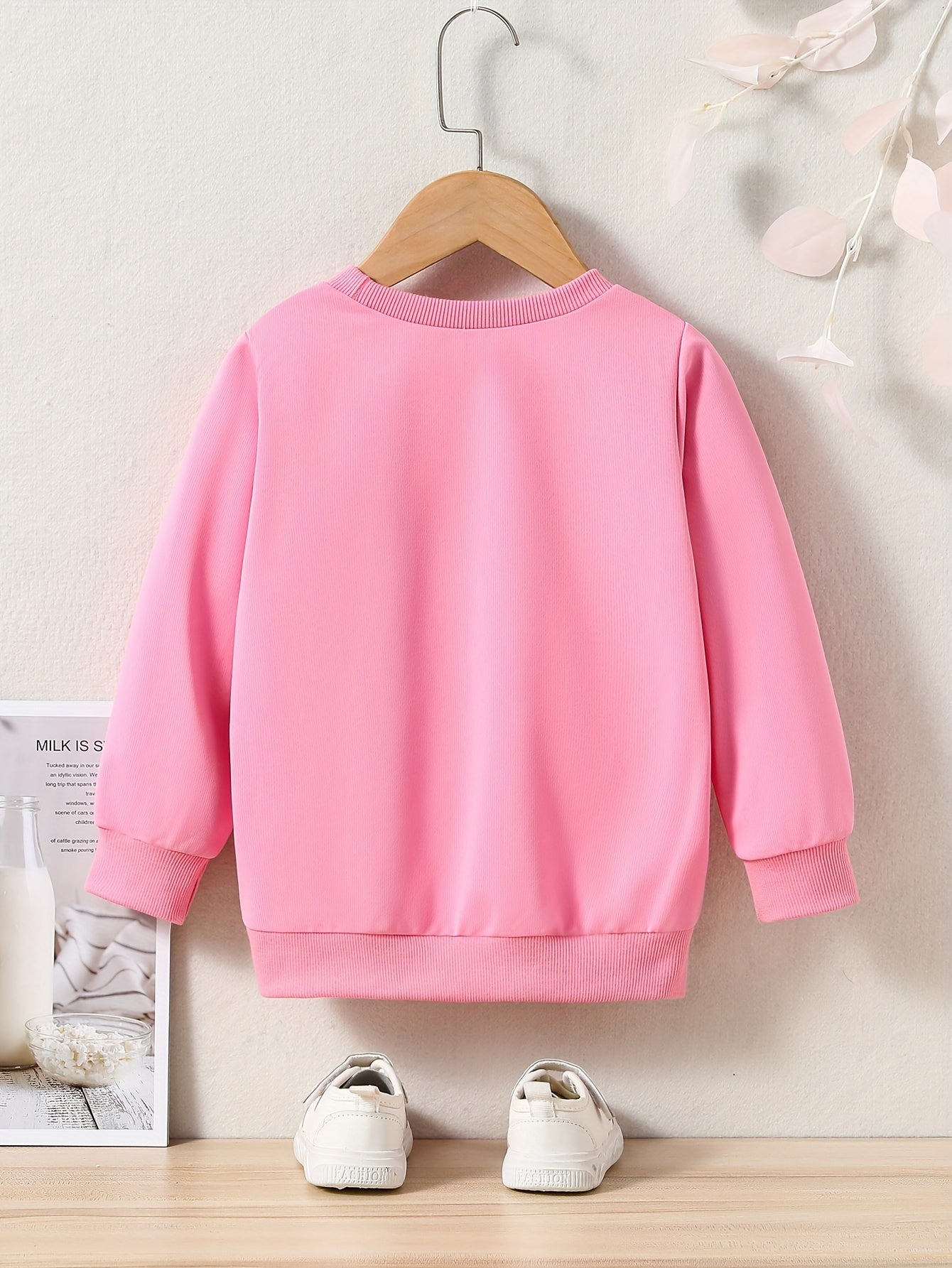 Christmas Cartoon Print Kids Sports Sweatshirt Top
