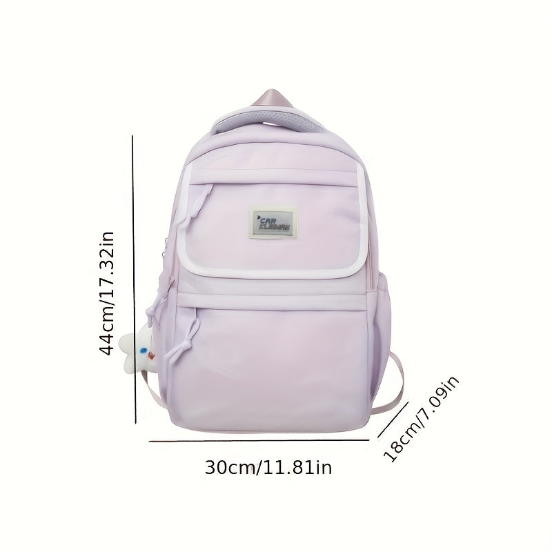 Large Capacity Zipper Backpack School Bag