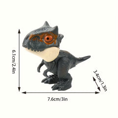DinoBite Joint Articulated Dinosaur Finger Biter Toys - 10pcs