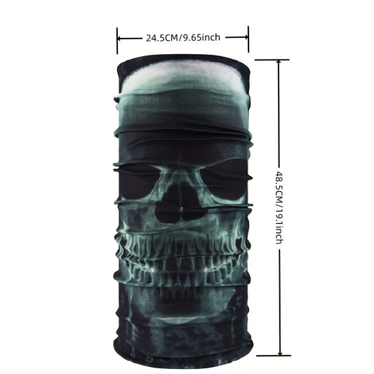 4PCS Halloween Multifunctional Magic Bandana Riding Mask Props
