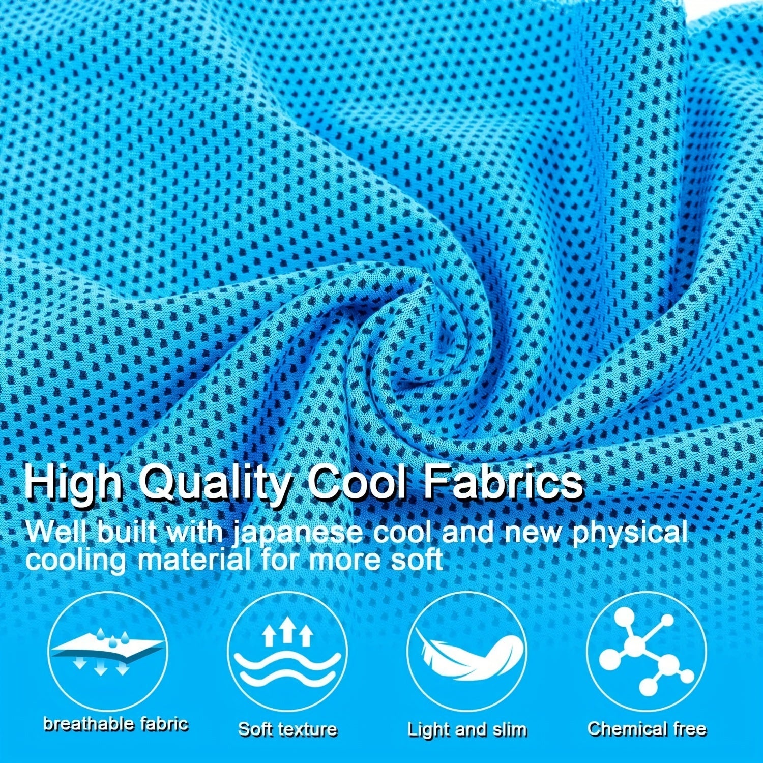 Microfiber Cooling Towel for Workout Yoga Golf Gym Camping Sport