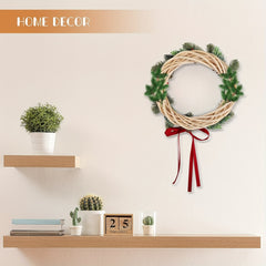 10 Grapevine Wreath DIY Craft Vine Willow Woven Wreath Round Wedding Decoration