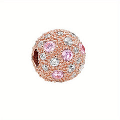 PAN Rose Golden Artificial Diamond Beaded Cartoon Sheep Rabbit Camera Flower DIY