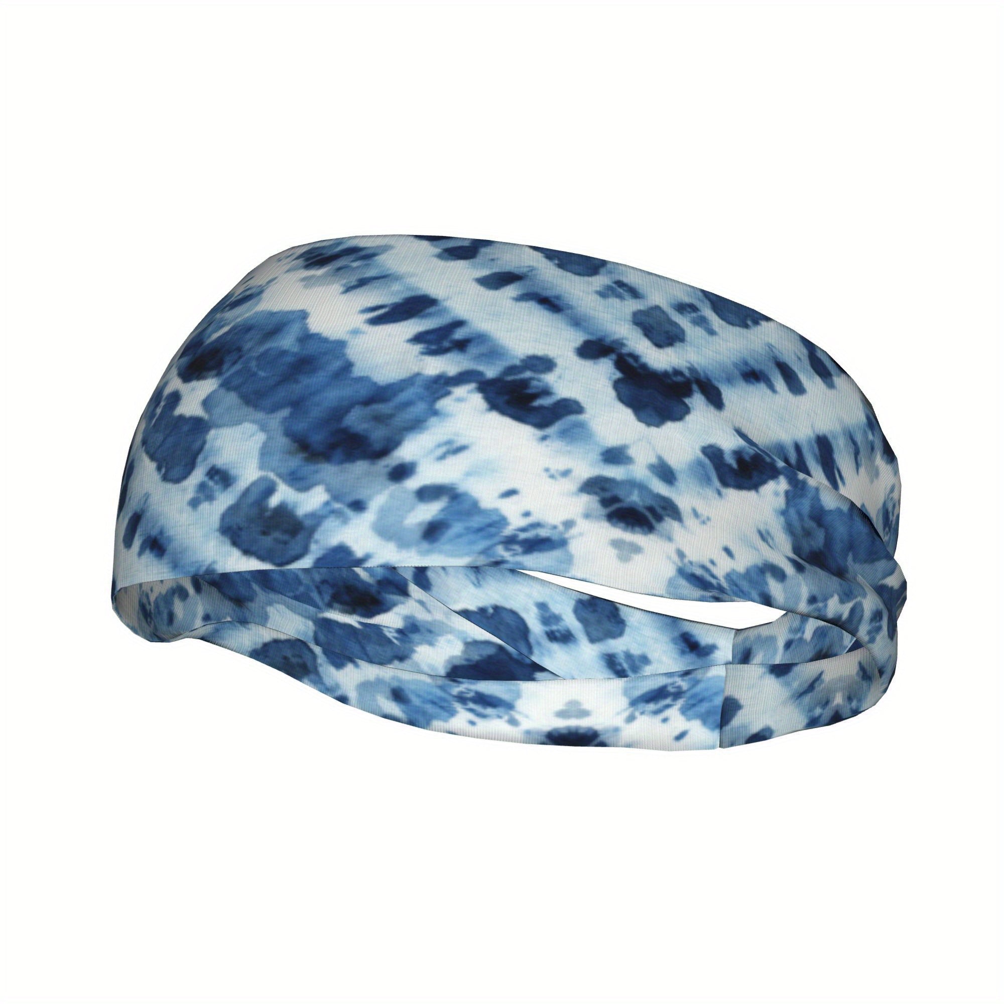 Men's Tie Dye Headband Polyester & Spandex Blend Adjustable Fit