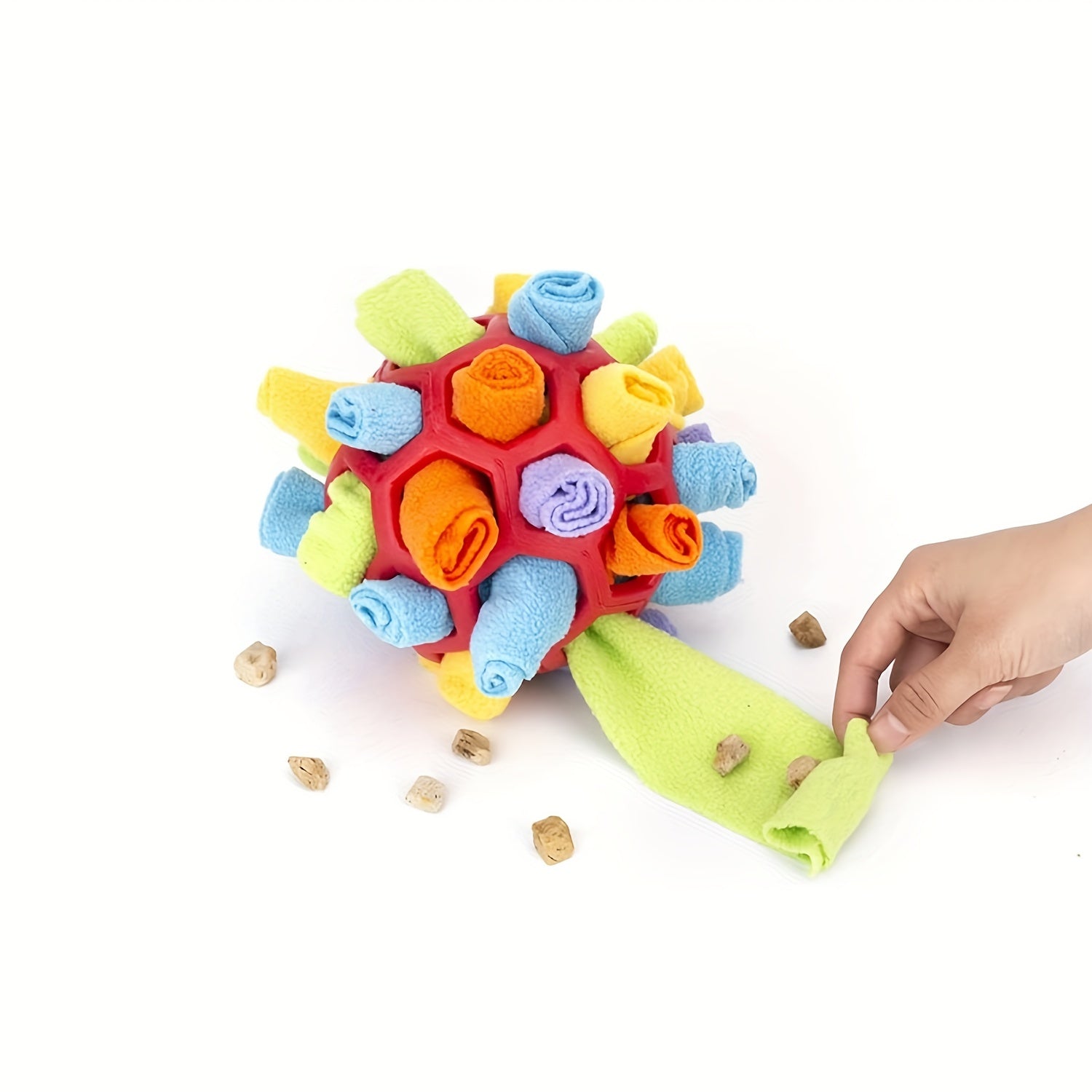 Interactive Pet Snuffle Ball Toy for Dogs Encourages Natural Foraging Skills