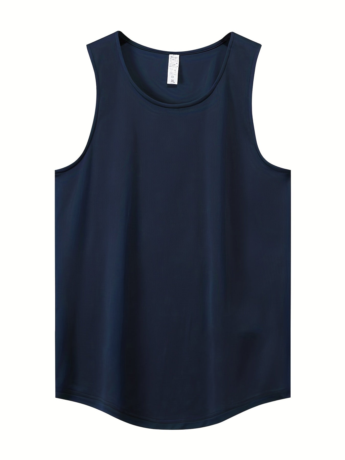 Men's Breathable Tank Top Sleeveless Crew Neck Mid Stretch