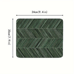 Line Pattern Small Desktop Mouse Pad Office Home Computer Accessories
