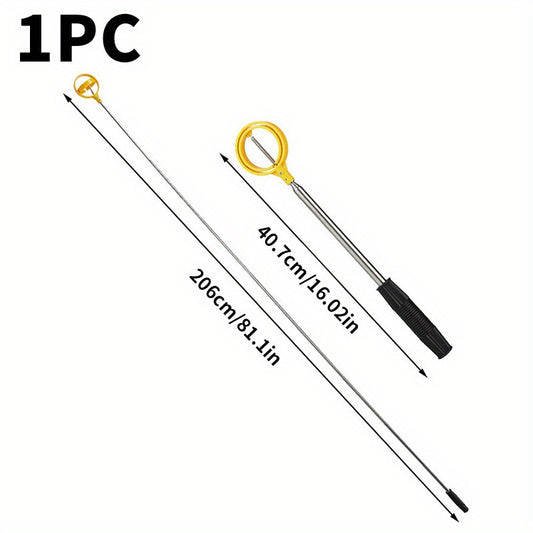 Stainless Steel Golf Ball Picker Double Ring Club Accessory 39