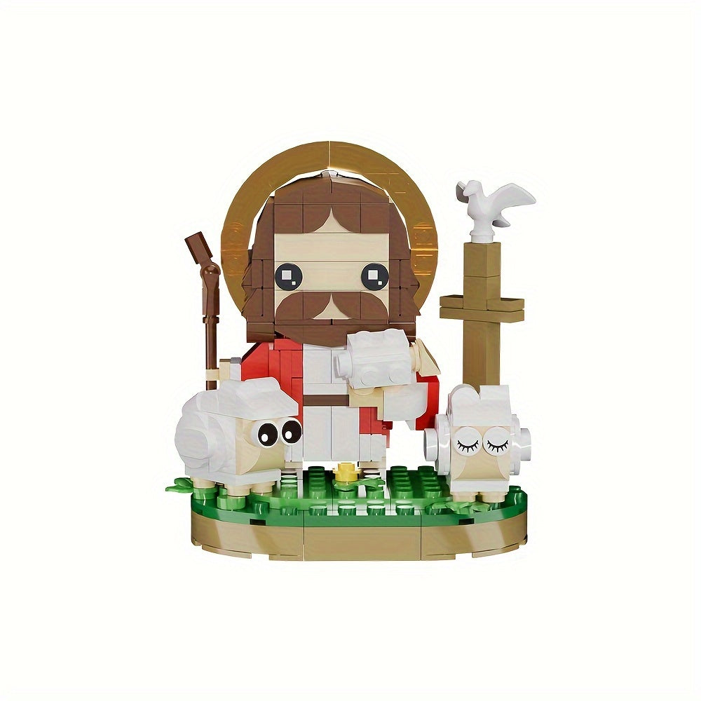 Jesus Shepherd Building Blocks Set with Instructions