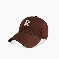 R Standard Coffee Baseball Hat Women's Large Head Slim
