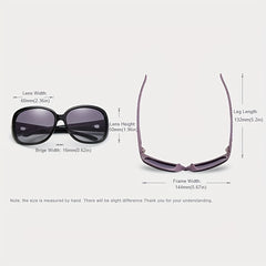 WIMN Polarized Retro Big Frame Sunglasses 7214