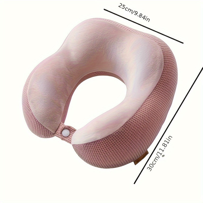 Memory Cotton U Shaped Pillow for Outdoor Travel Camping