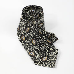 Business Style Feather Cashew Pattern Tie For Men