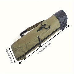 Waterproof Fishing Rod Bag & Holder Portable Canvas Case For Travel