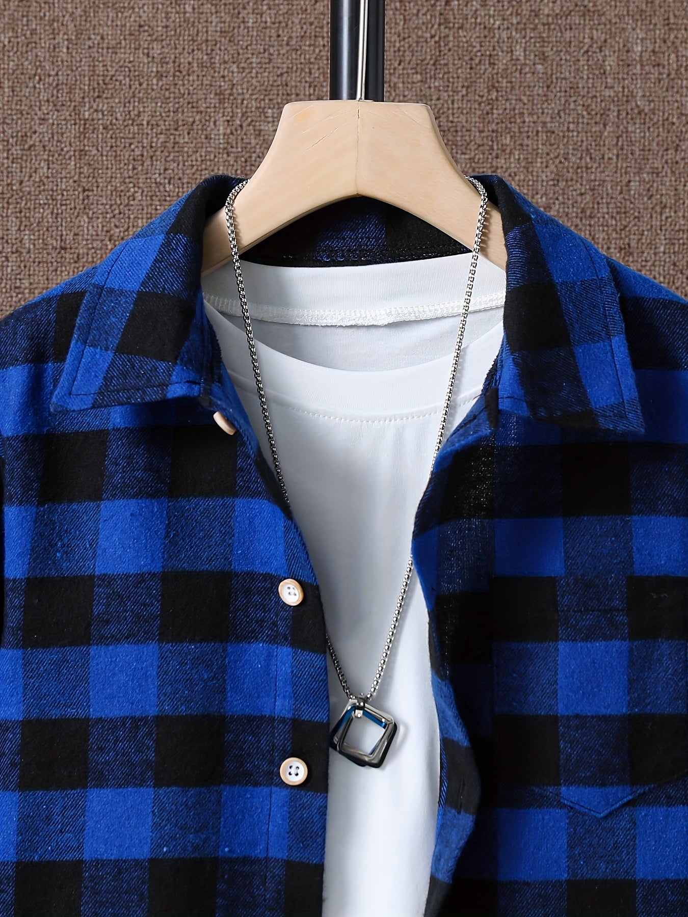 Boys Plaid Shirts Long Sleeve Button Down Tops Outwear Spring Fall