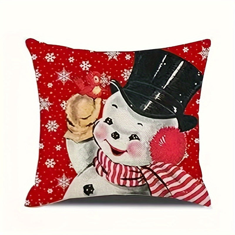 Christmas Pillowcase for Sofa Living Room & Outdoor Camping