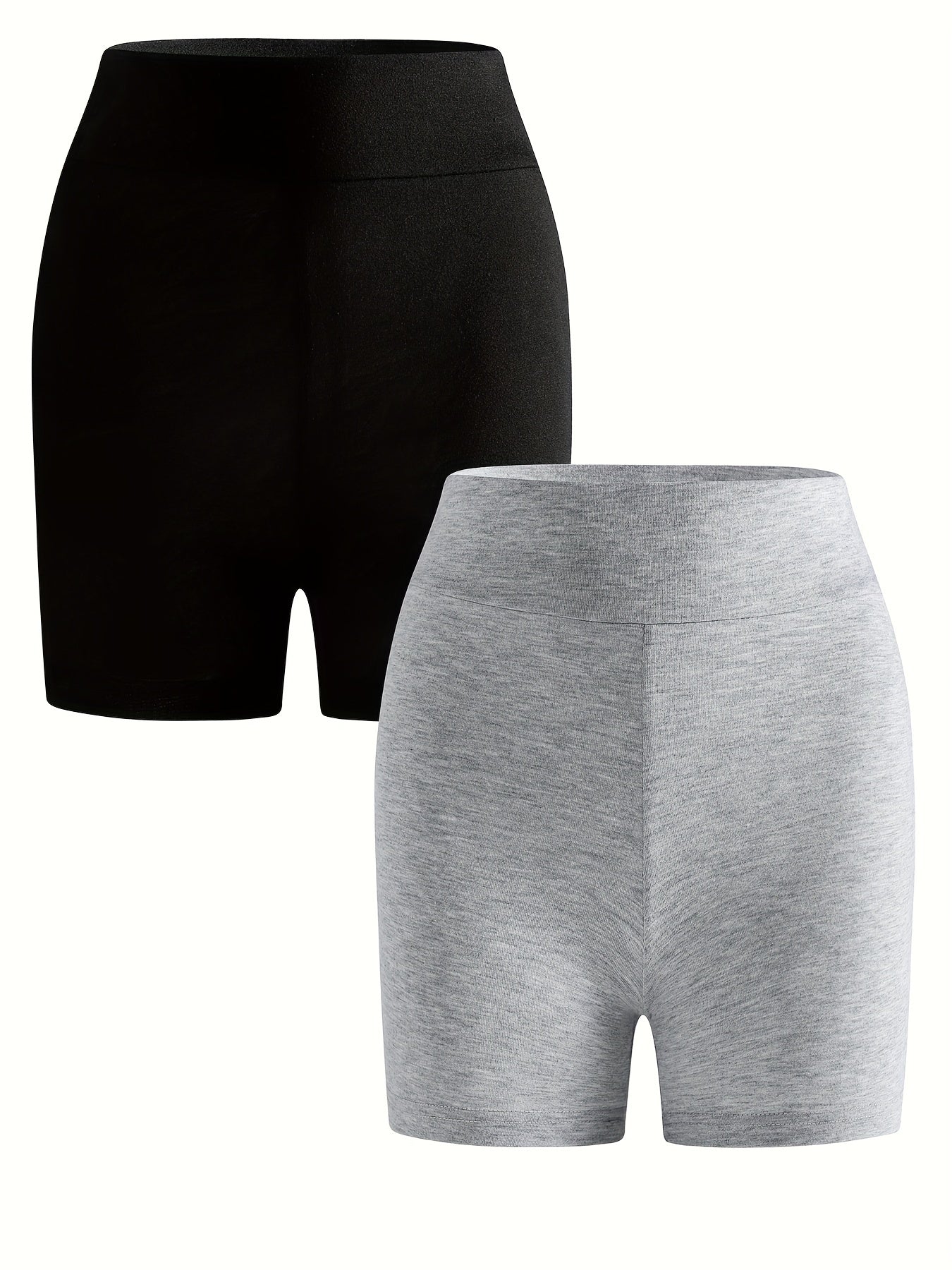2-Pack High Waist Short Leggings for Spring & Summer