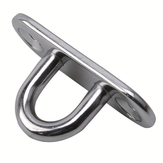 1pc Oval Pad Eye Marine Deck Hardware 304 M6 Heavy Duty Wall Mount Ceiling Hook