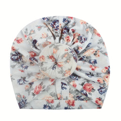 Autumn Donut Plaid Baby Hat 0-2 Years Old