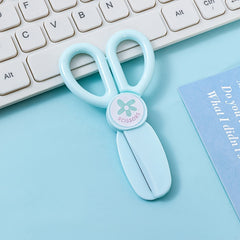 2 Sets Preschool Round-headed Safety Scissors