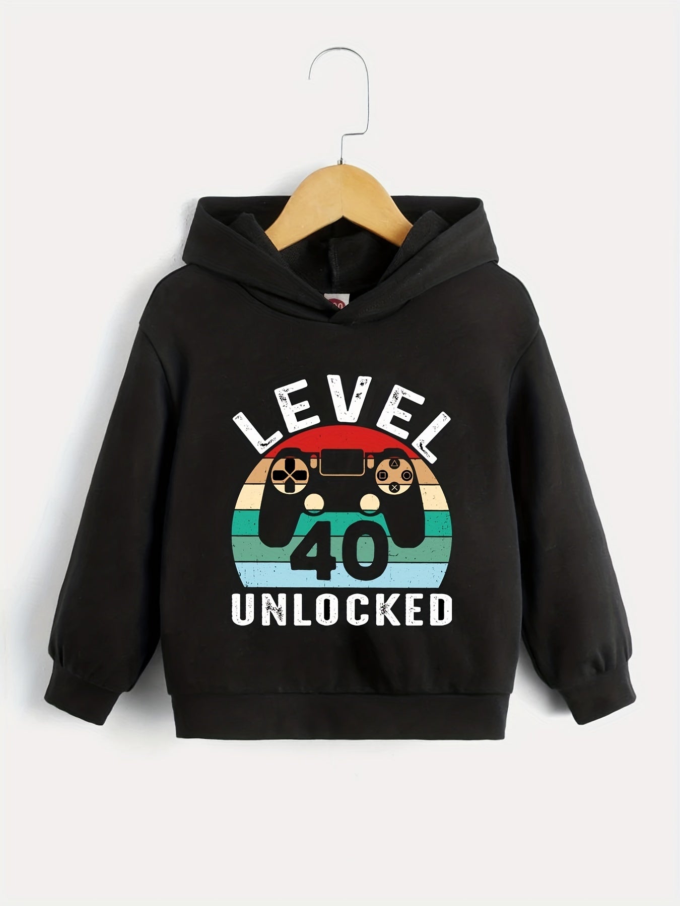 Gamepad Series Boys Hooded Sweatshirt