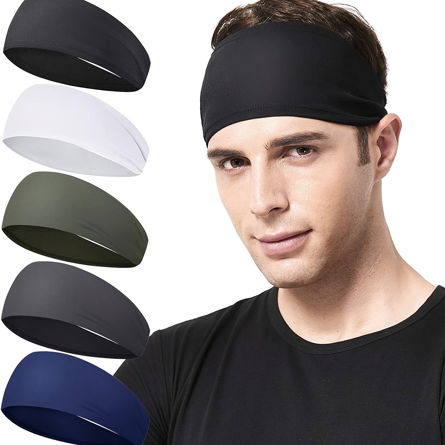 Men's Quick-drying Sweat-absorbing Fitness Headband