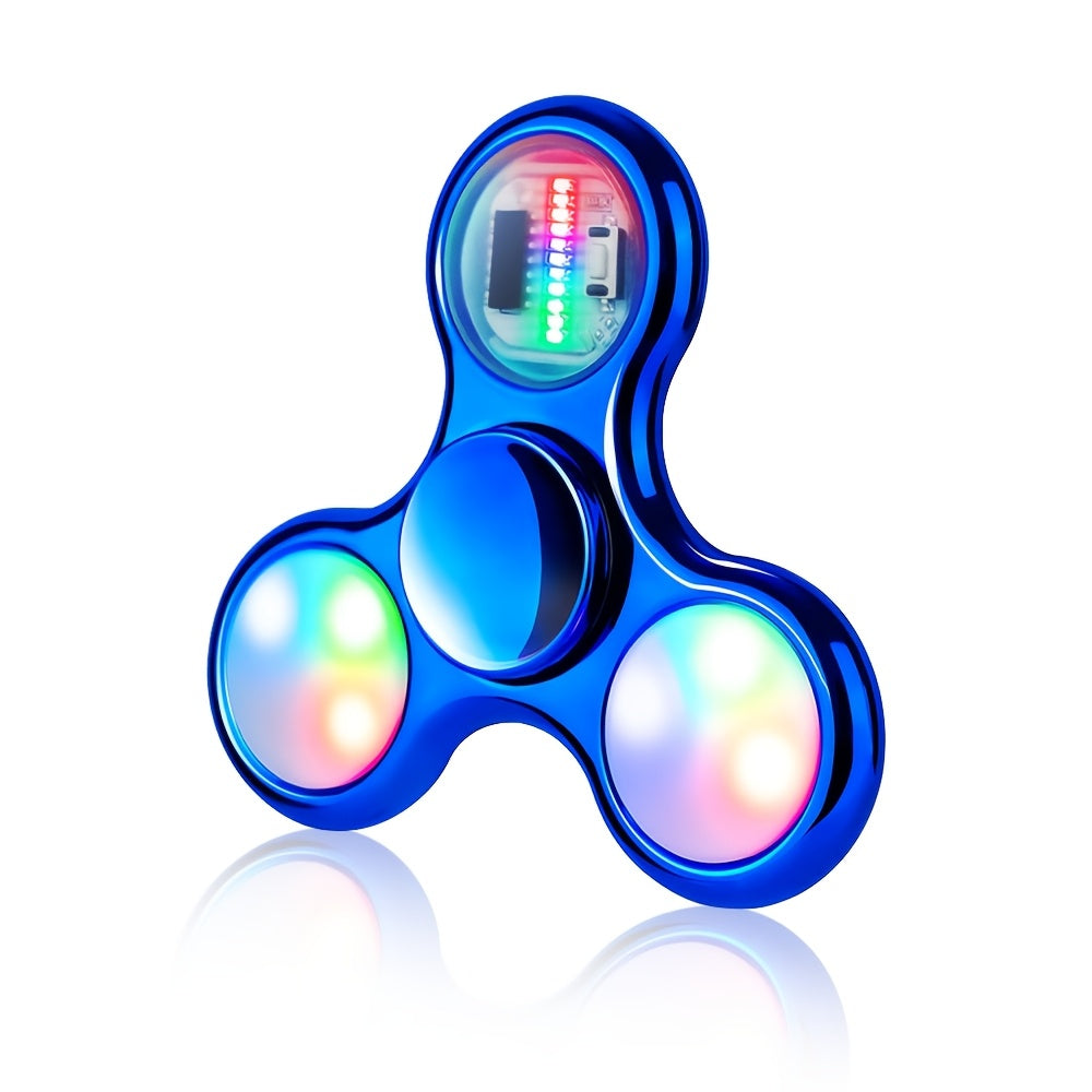 FIGROL LED Fidget Spinner with Glowing Lights Stress Relief Toy