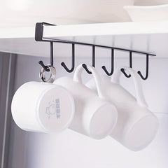 Bathroom Cabinet Storage Hangers Multifunctional Hook Rack Nail Cup Holder