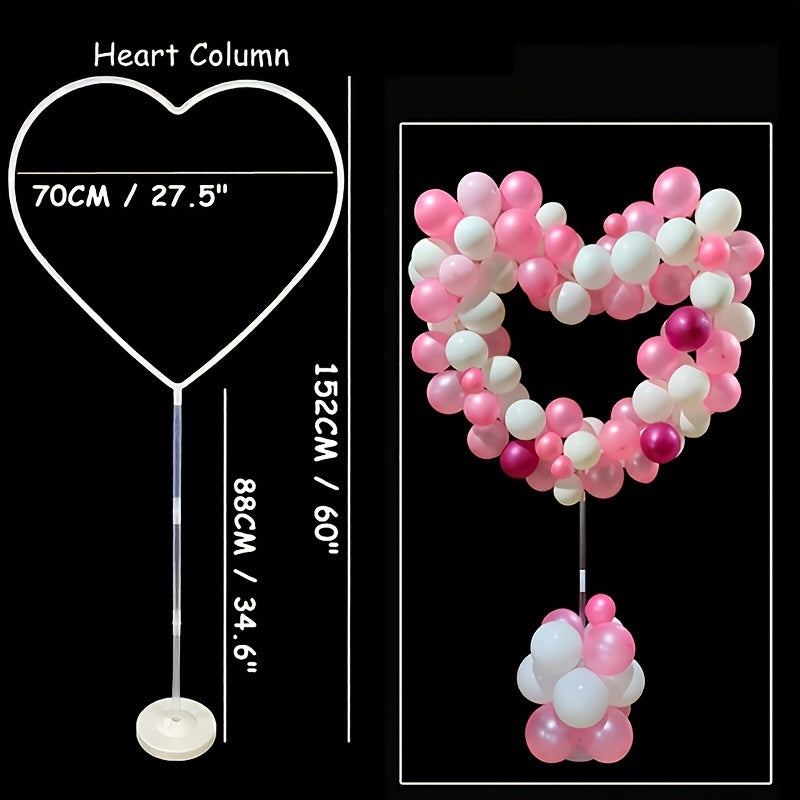 Heart Shaped Balloon Garland for Baby Showers Birthdays Weddings